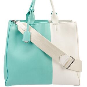 Tiffany Color Block Tote Bag